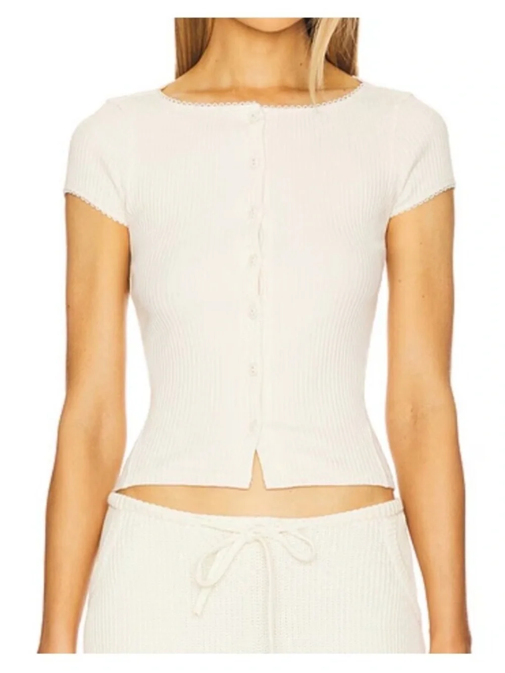 FP Free People Most Wanted Cardi Ivory Cream Medium